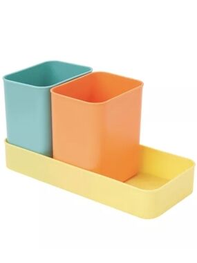New Ikea Bonsyrsa Colorful Desk Pen Holder Set